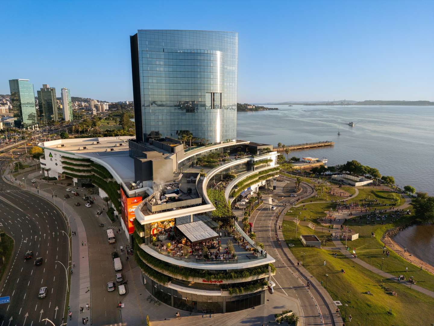 Vista aérea do Vista Pontal